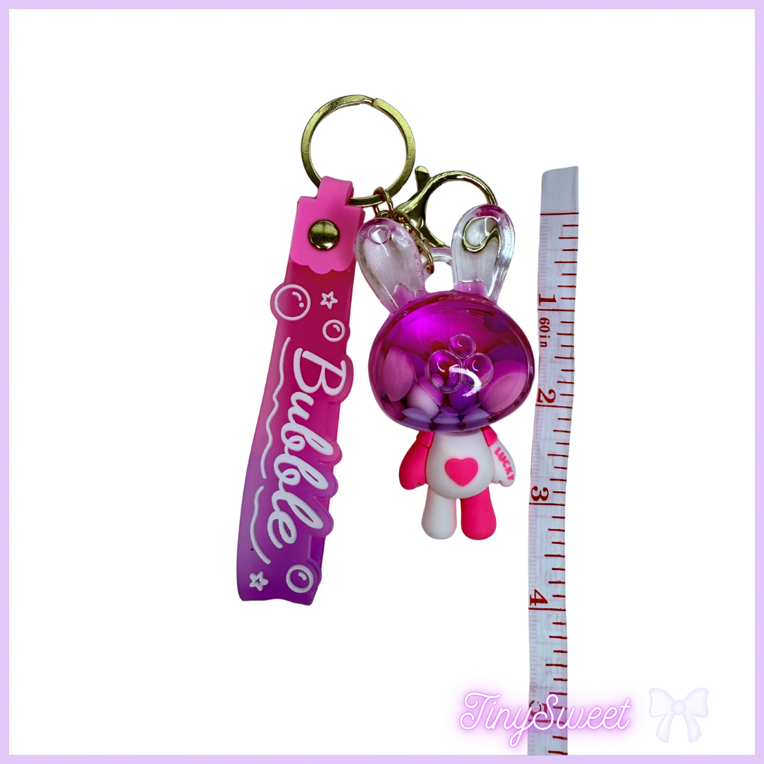 Kawaii Bunny Keychain- Pink💕