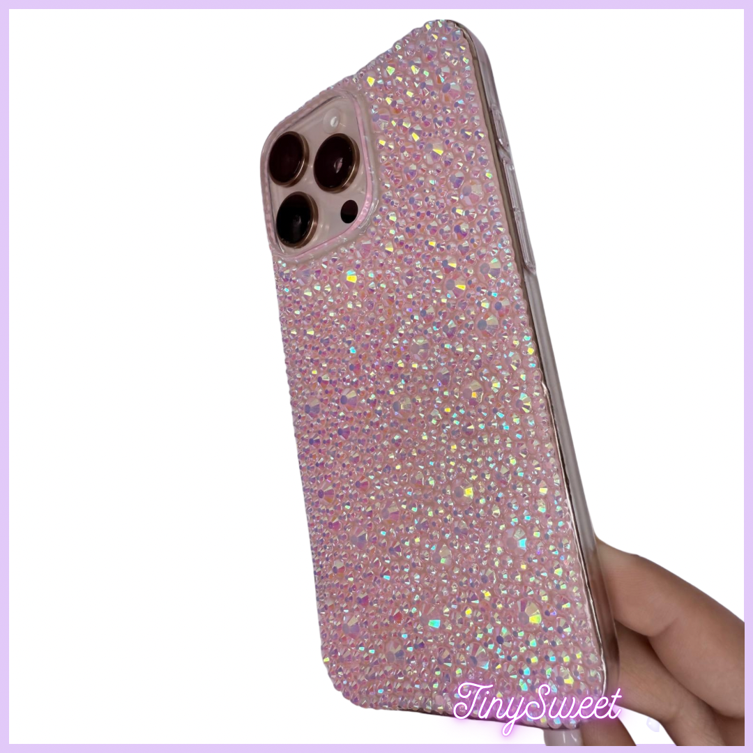 Pink Rhinestone Sparkle Case